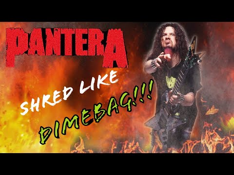 How to shred like Pantera’s Dimebag Darrell !!! ( Guitar Lesson )