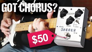 Video thumbnail for Is the Biyang CH-7 CHORUS Pedal any good? by Derek Paul Guitar