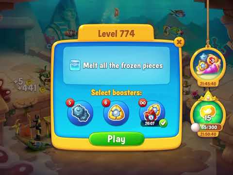 Fishdom level 774 - no boosters