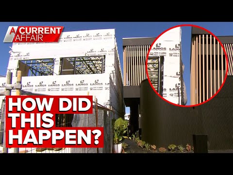 Family furious after homes built just centimetres apart | A Current Affair