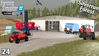 HUGE COW BARN EXPANSION - Farming Simulator FS22 Silverrun Forest Ep 24