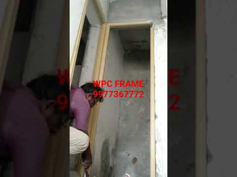 Brown frp door frame, for home