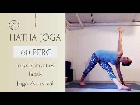 58 perc HATHA jóga - törzsizomzat és lábak - Jóga Zsuzsival