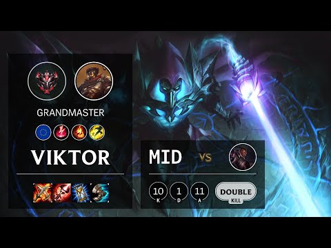 Viktor Mid vs Lucian - EUW Grandmaster Patch 10.22