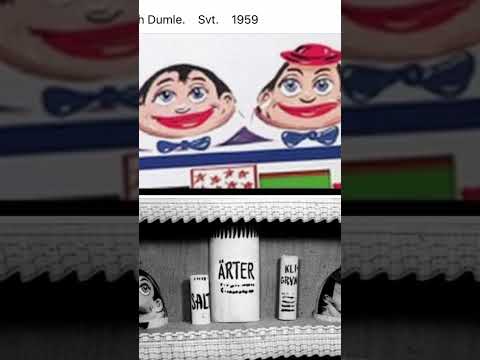 SVT  1959.   Och SvT 2025.  Humle och Dumle.