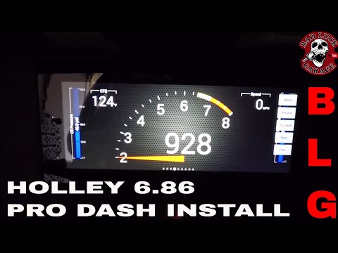 HOLLEY 6.86 PRO DIGITAL DASH UNBOXING AND INSTALL IN 3RD GEN 82-92 CAMARO