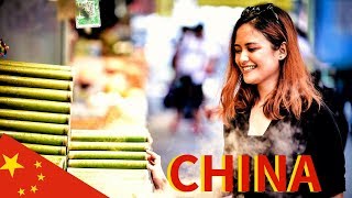 A Travel Day - Eating Street Food in WUHAN city, China 🇨🇳