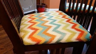 How to Recover Chair Cushions DIY