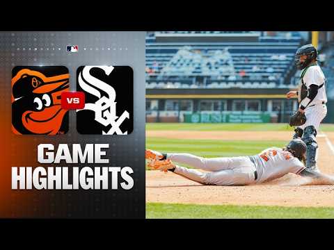 시카고화이트삭스 VS 볼티모어 MLB 하이라이트