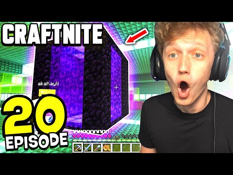 Craftnite: Episode 20 - STARTING MY MEGA NETHER BASE! (insane nether build)