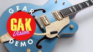 Video thumbnail for Gretsch G6136TTV-FSR Falcon Junior demo at GAK by GAK
