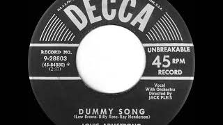 1953 Louis Armstrong - Dummy Song