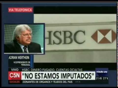 C5N - MINUTO UNO: CASO HSBC, ENTREVISTA A ADRIAN WERTHEIN
