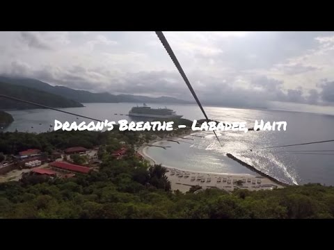 Dragons Breath Zipline Excursion Labadee Haiti (Royal Caribbean Navigator of the Seas) GoPro Video