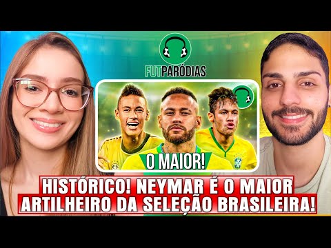 Profª de Geografia Reage｜♫ HISTÓRICO! NEYMAR É O MAIOR ARTILHEIRO DA SELEÇÃO BRASILEIRA! ｜REACT