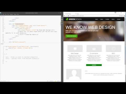 jQuery Tutorial for Beginners 16 Event Helpers