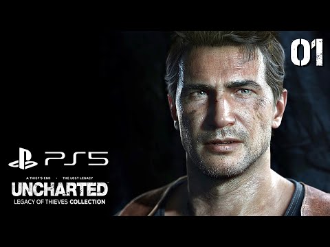 UNCHARTED 4 PS5 REMASTERED Gameplay Walkthrough Part 1 - No Commentary