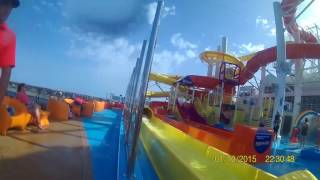 GoPro POV OF Me On Twister & kaleidoscope On The Carnival Vista May 2016