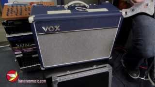 Video thumbnail for Vox AC15C1 Custom Limited Edition Amplifier (Blue) by Bananas at Large