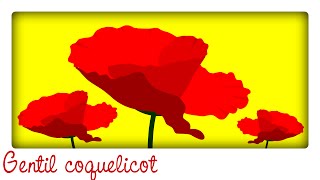 Gentil coquelicot ♫ Comptine version disco - Comptines maternelles pour bébé en français