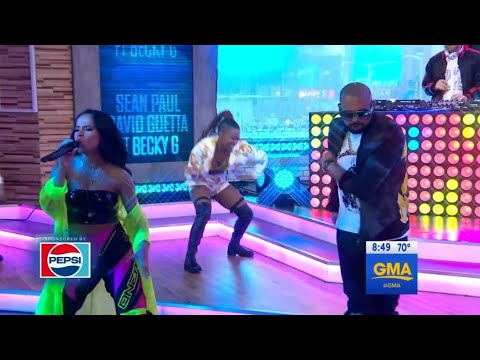 Sean Paul David Guetta Becky G Mad Love Live On Good Morning America