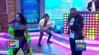 Sean Paul, David Guetta, Becky G - Mad Love (Live on Good Morning America)