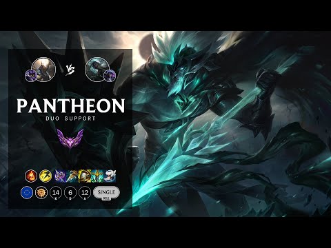 Pantheon Support vs Senna - EUW Master Patch 12.9