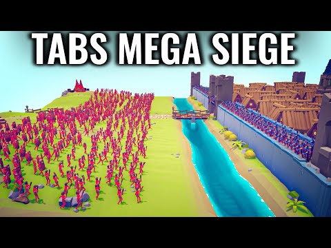 MEGA SIEGE in TABS - Six Armies VS Castle