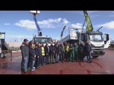 Andria, presentazione nuovo Parco Mezzi Aziendale Multiservice