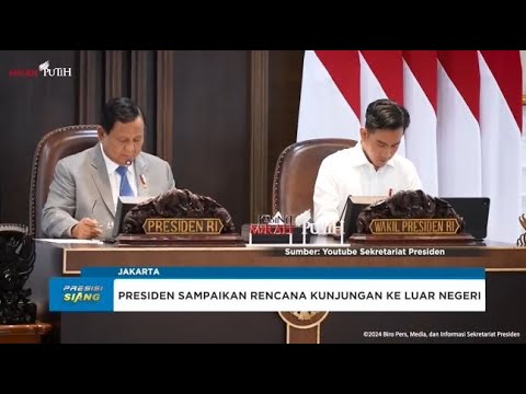 PRESIDEN PRABOWO PIMPIN SIDANG KABINET PARIPURNA