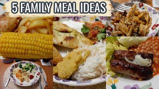 5 FAMILY MEAL IDEAS | 5 Easy & Simple Family Meal Ideas MEAL INSPO 2022