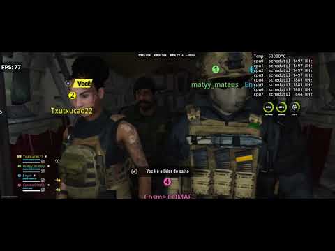 Warzone móbile com módulos ativado CMD e CPU ulticore APK