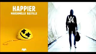 Faded Vs Happier (Mashup) - Alan Walker x Marshmel
