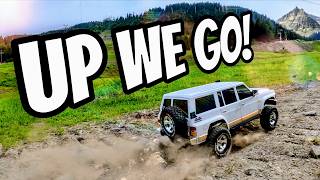 I Climbed a MOUNTAIN with the New Rlaarlo TK07 RC Crawler....