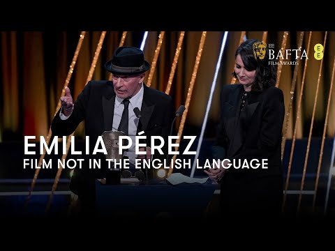 Emilia Pérez wins the BAFTA for Film Not In The English Language | BAFTA Film Awards 2025