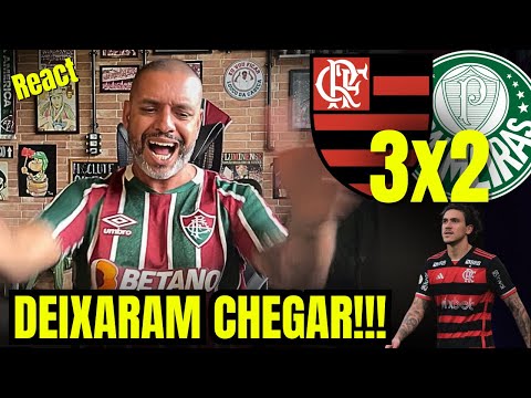 React melhores momentos Flamengo 3x2 Palmeiras | Esse Pedro não é desse planeta!