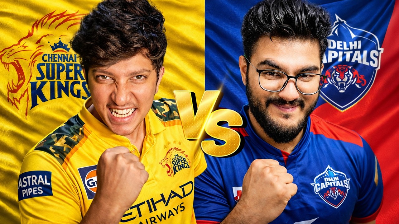 CSK vs DC 🚨 *DO OR DIE MATCH* 🚨 - LIVE STREAM 🔴 JK 🤝 Sathyeah