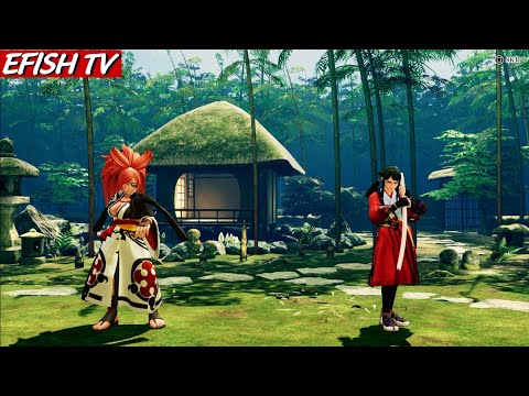 Baiken vs Takane Hibiki (Hardest AI) - Samurai Shodown