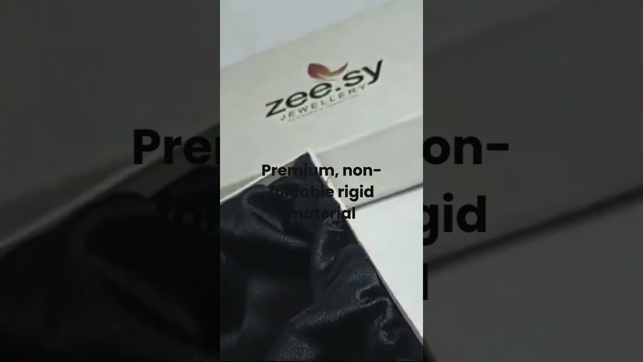 Luxury Rigid Boxes for Jewelry | Designed to Impress, Built to Protect 💍✨ #Shorts #custompackaging