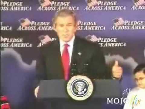 George bush live and on drugs.