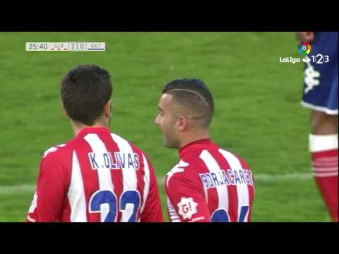 Golazo de Borja (2-0) Girona FC vs Getafe CF