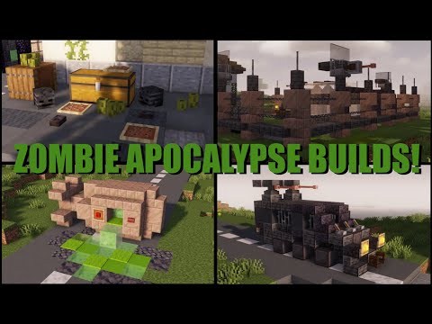 Minecraft: 15+ Zombie Apocalypse Builds!