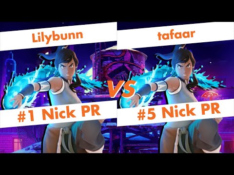 【Nick All Star Brawl】Lilybunn (Korra) vs tafaar (Korra) High Level Gameplay【NASB】
