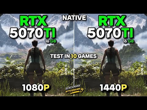 RTX 5070TI - 1080P VS 1440P Comparison!!
