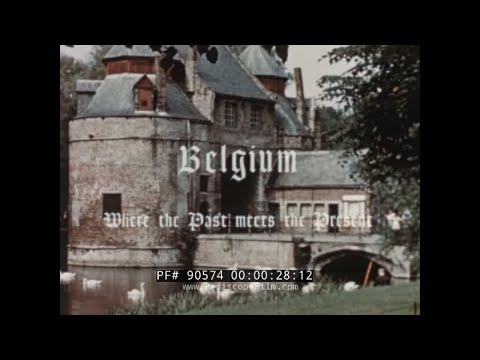 BELGIUM WHERE PAST MEETS THE PRESENT  1955 ERNEST KLEINBERG TRAVELOGUE FILM 90574