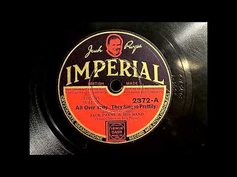 1933 JACK PAYNE - All Over Italy IMPERIAL 10" 2872
