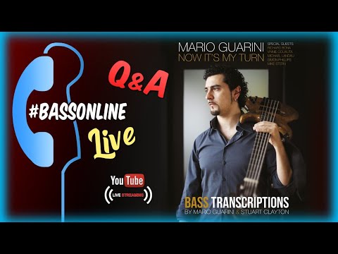 Mario Guarini - #BassOnLine Live! Question&Answer in diretta - Lezioni di Basso