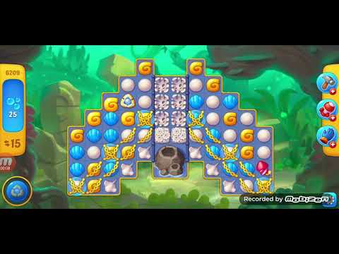 fishdom gameplay / level 6209 / It is like the ads? / thank you