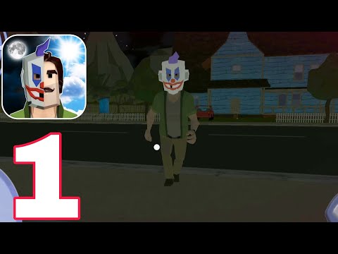 Scary Clown Man Neighbor Seek & Escape | Full Game | GamePlay Walkthrough Part 1 ( Android )