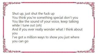 Christina Aguilera - Shut Up Version Lyrics